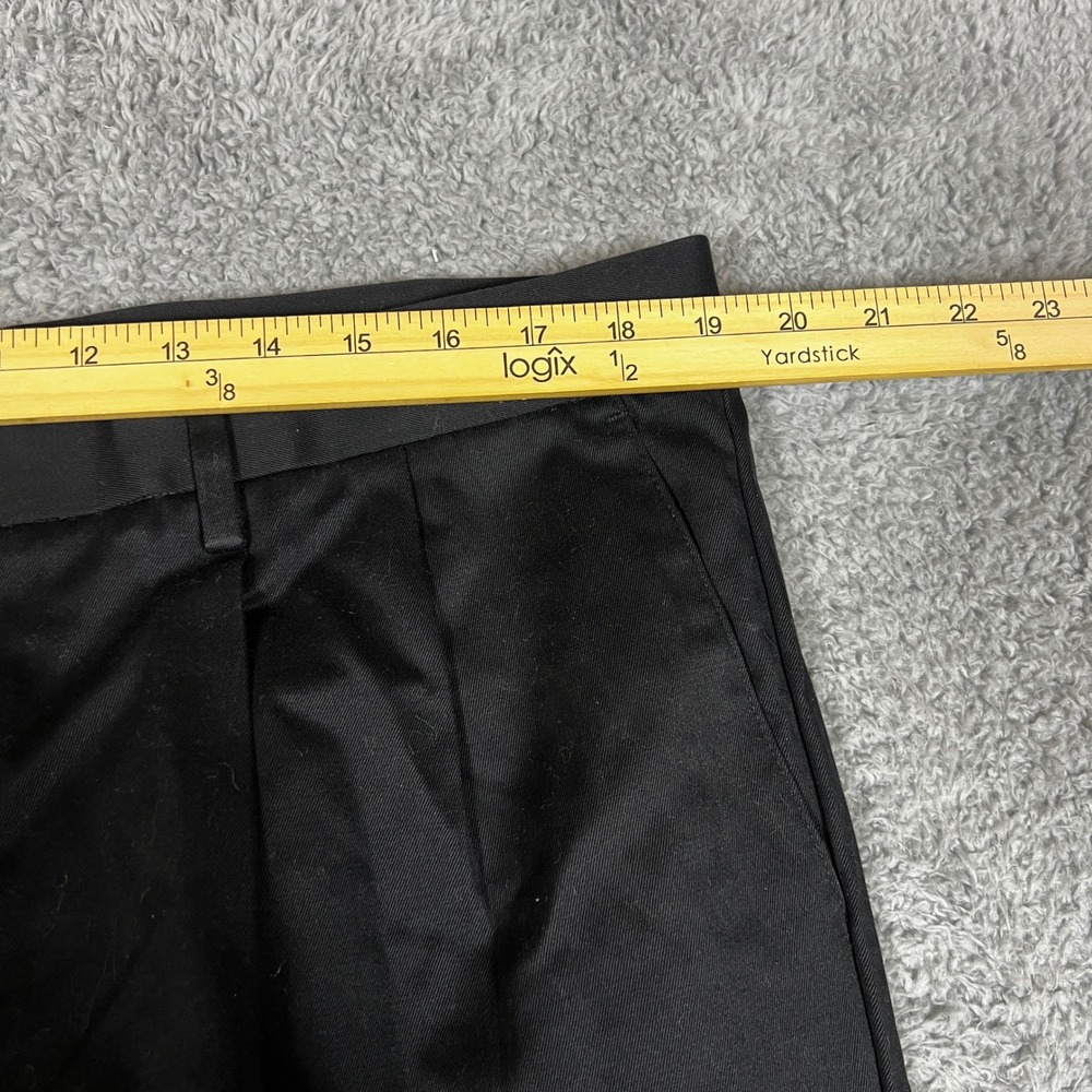 Dockers Dress Pants Mens 38x34 Refined Khaki Black Pleated Classic Office NEW - Picture 5 of 10